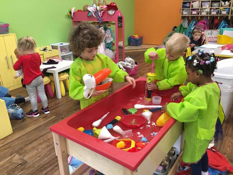 kids playing together indoors