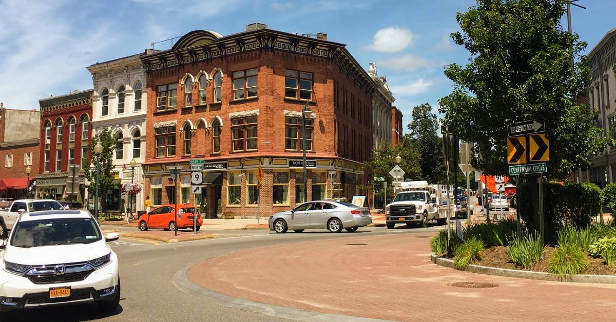 glens falls traffic circle