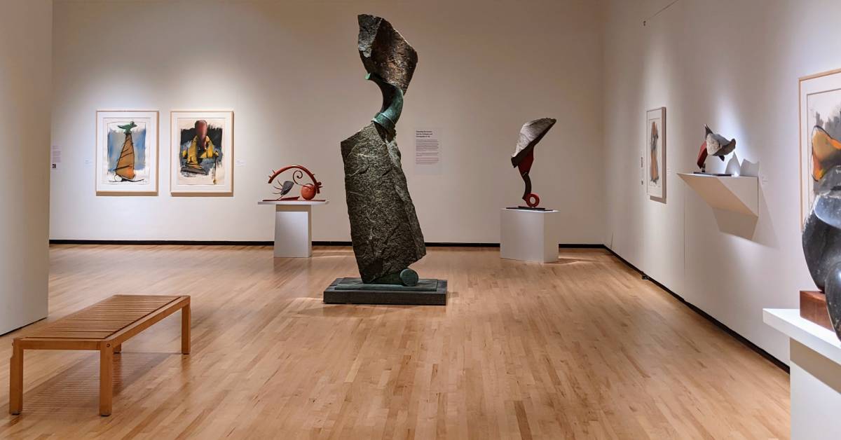 sculptures and paintings in the hyde