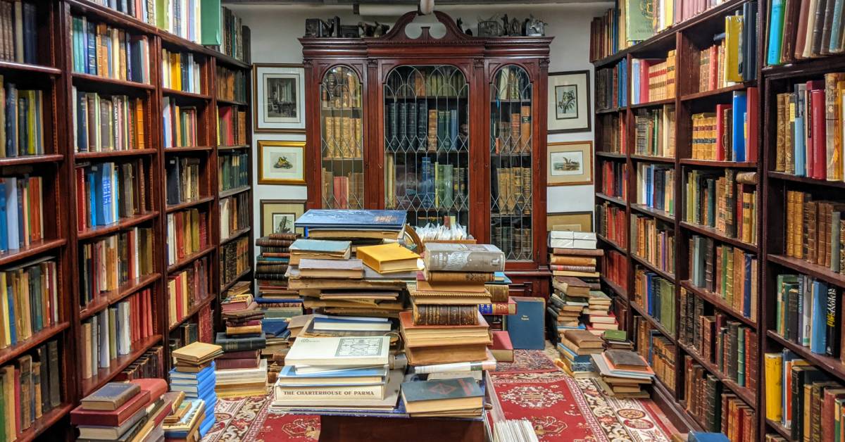 interior of lyrical ballad bookstore