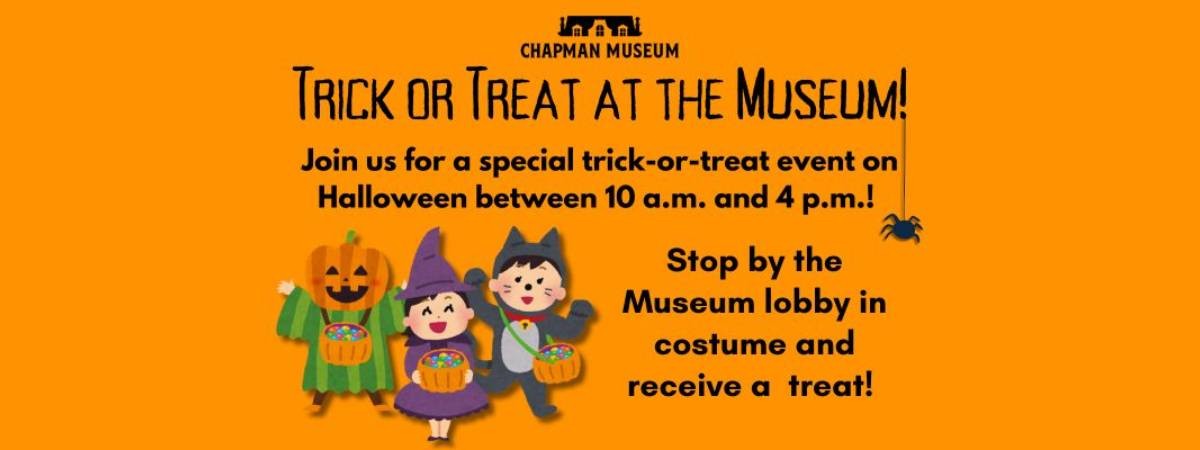trick or treat at the museum