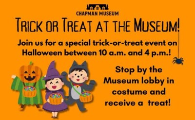 trick or treat at the museum