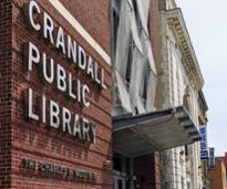exterior of crandall public library