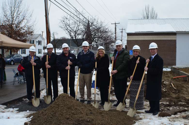 Group breaking ground at site