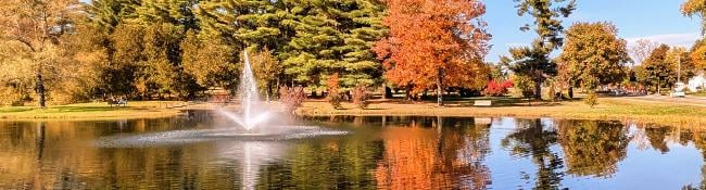 crandall park in fall