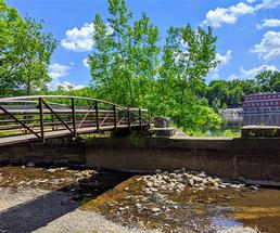 bridge over the feeder canal