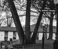 ghost tours sign