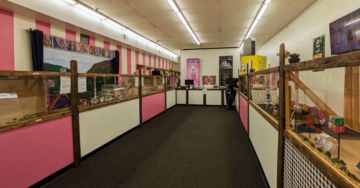 interior of dispensary