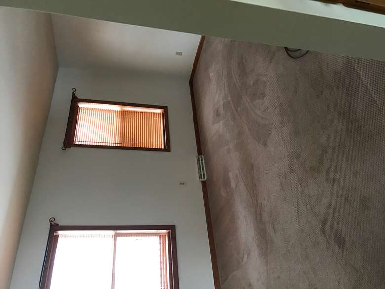 Fully cleaned and emptied room