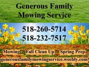 Generous Family Mowing Service, relax and enjoy the summer, let us bring are professional services to you.
