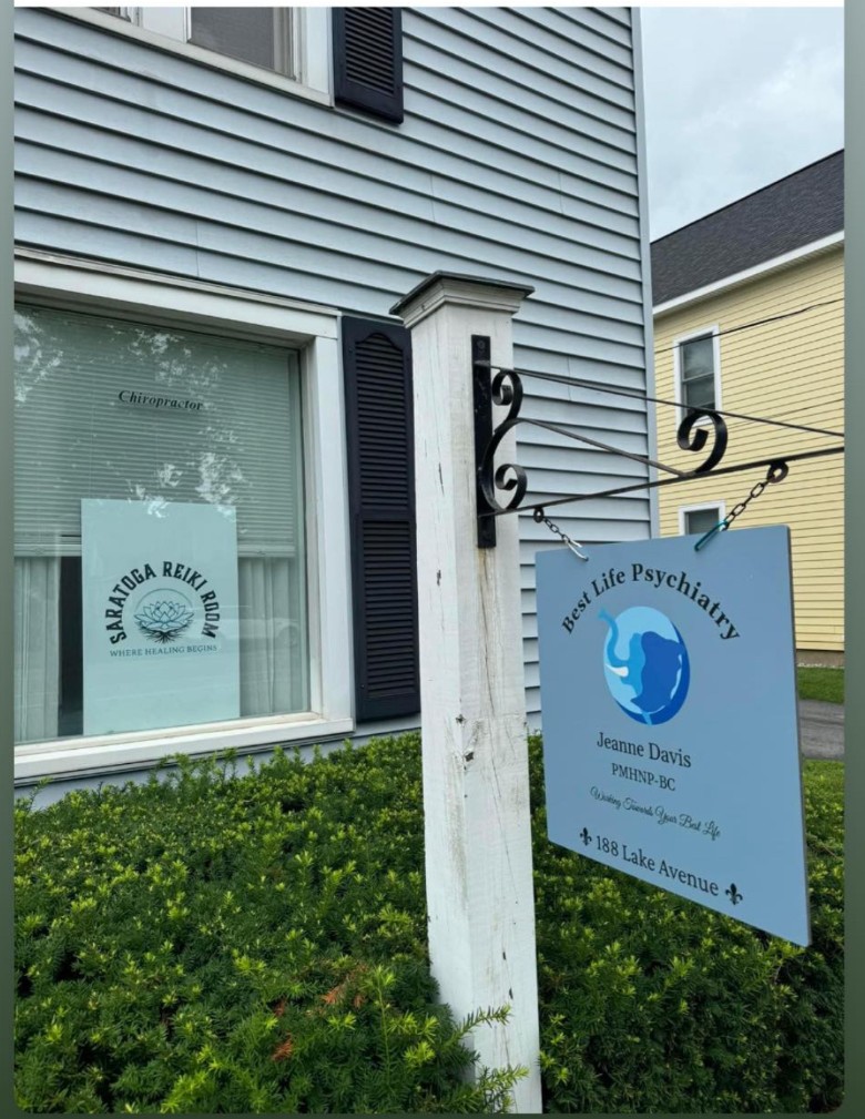 Outside of 188 Lake Ave, Saratoga Springs