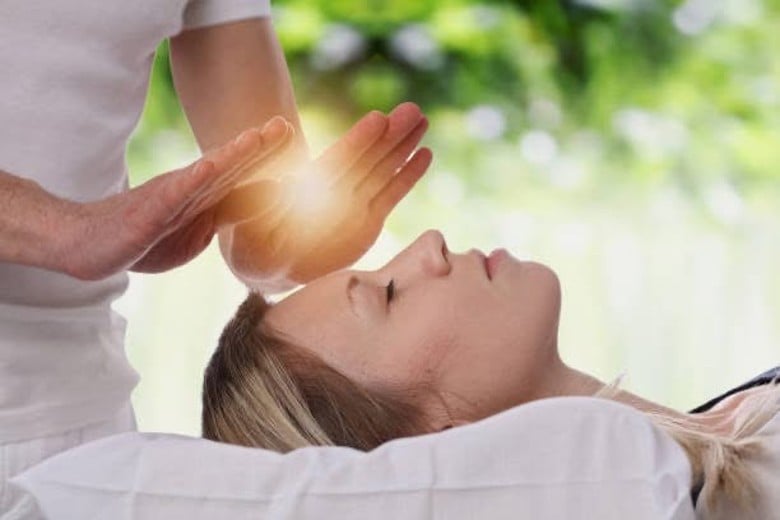 Reiki energy in hands