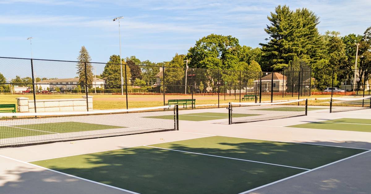 pickleball courts at derby-moran park