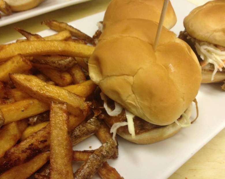 Sandwiches and fries