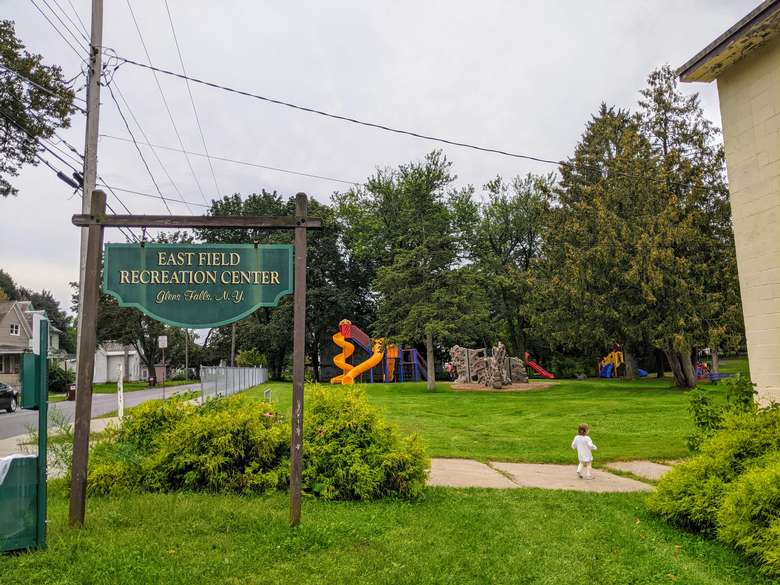 East Field Rec Center sign