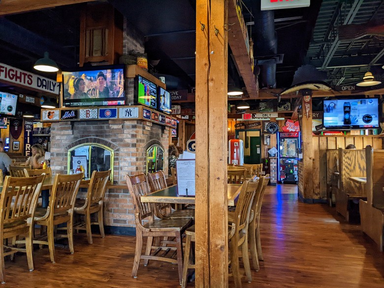 This casual gathering place will quickly become your favorite neighborhood spot. interior of o'toole's