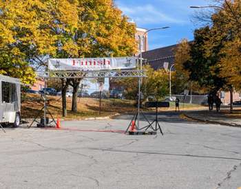 finish line for race