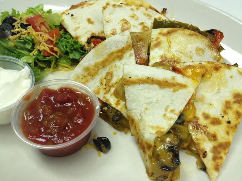 Tortillas and salads