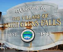 welcome to south glens falls sign