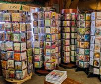 greeting cards at silo gift shop