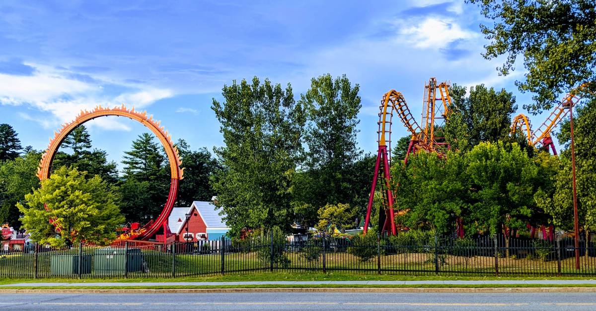 roller coasters at great escape
