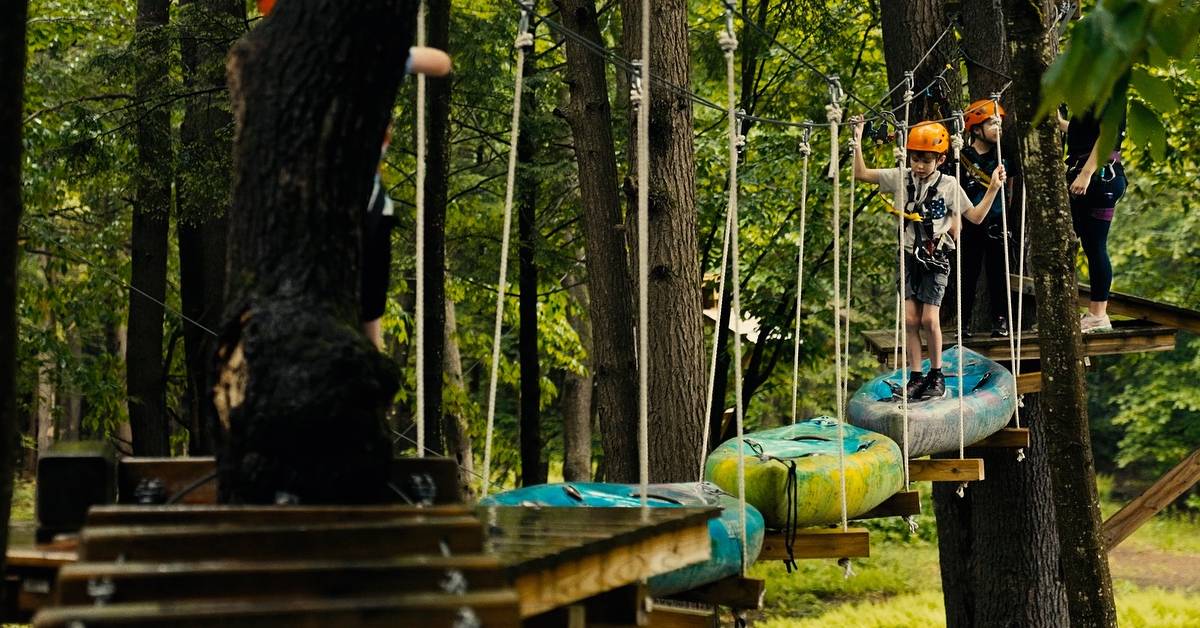 treetop adventure course